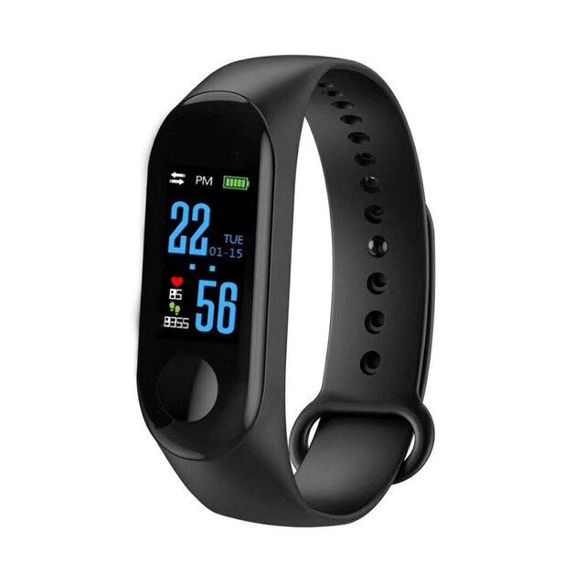 M3 Fitness Smart Bracelet Color IPS Screen Sport Smart Watch